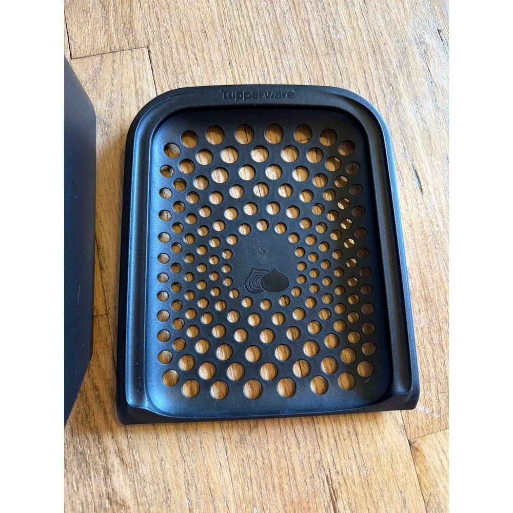Tupperware Potato Onion Smart Container 8L Black Ventilated Pantry Storage